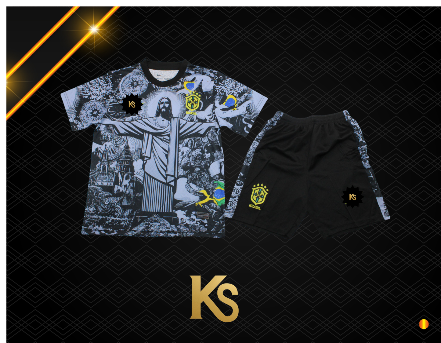 KIT NIÑO BRASIL X CRISTO REDENTOR