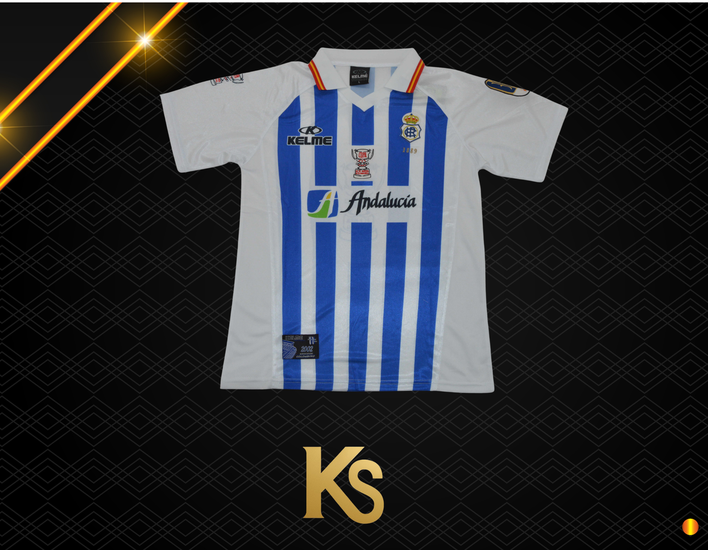 CAMISETA RECREATIVO HUELVA 02-03 COPA DEL REY