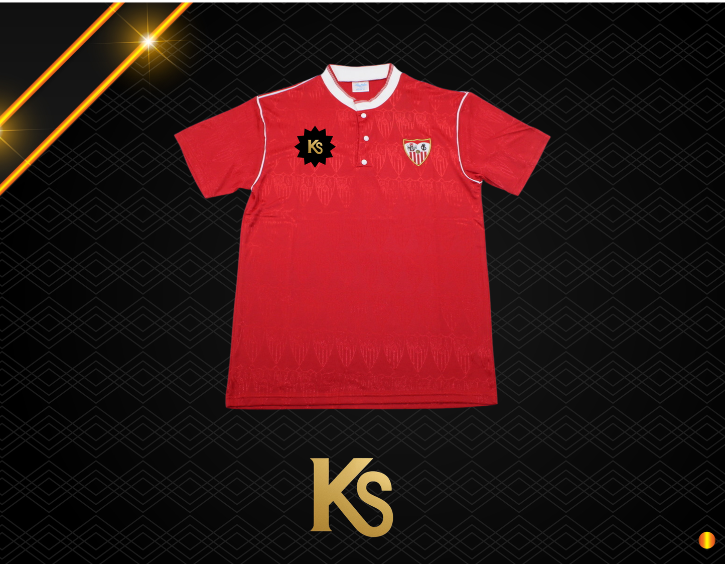 CAMISETA SEVILLA 91-92 ROJA