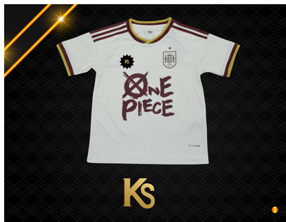 CAMISETA ESPAÑA X ONE PIECE SEGUNDA EQUIOACIÓN