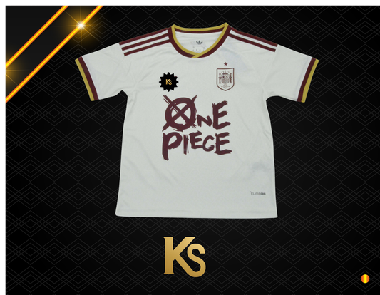 CAMISETA ESPAÑA X ONE PIECE SEGUNDA EQUIOACIÓN